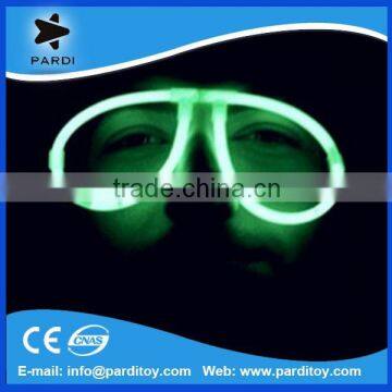 Chemical lighting glasses glow in the dark luminous eyeglasses