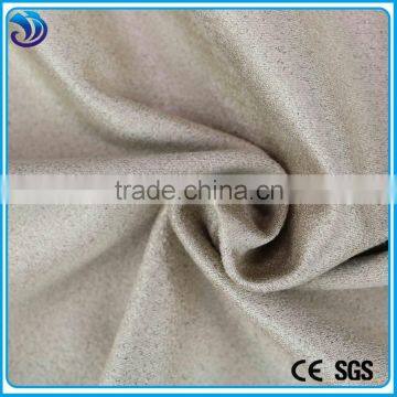 polyester knitting suede double-faced brushed fabric for garment