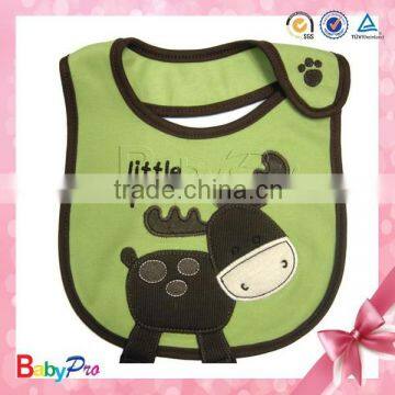 best sale high quality large cotton baby bib scarf with animal patterns