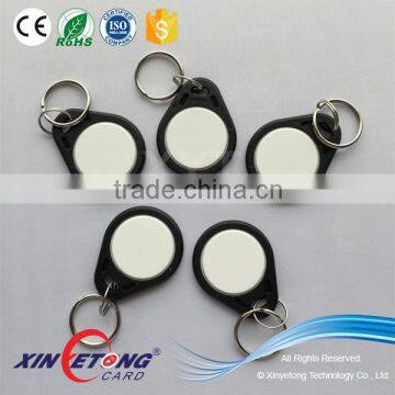 RFID MF3ICD41 Keyfob Tag 13.56mhz White keyfobs