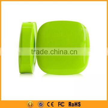 cute colorful design eco friendly power bank with flashlight