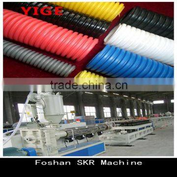 Popular Single Screw prodution line for PE/PP Corrugated Pipe machinery