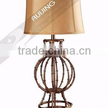 Bamboo metal classical table lamp