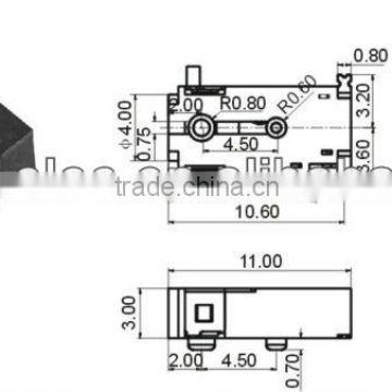 2.5mm audio jack phone stereo