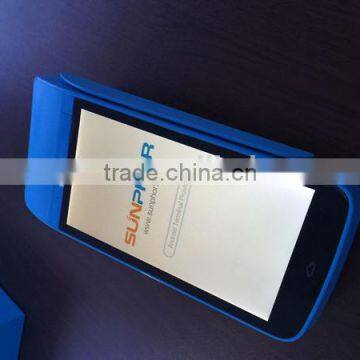 Touch Screen Android handheld POS terminal with thermal printer, POS terminal with EMV