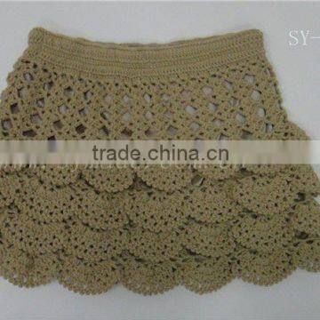 crocheted skirt