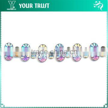 Wedding Bridal Flower 3MM Crystal RhinestoneTrimming for Dress photo-2