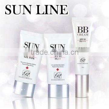 SUN LINE / UV / sunscreen / BB cream / functionality / makeup base