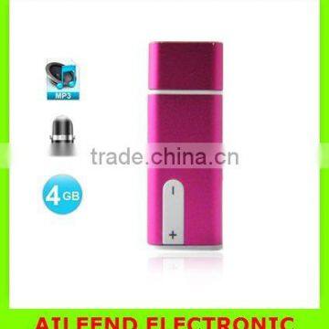 4GB Mini voice recorder With MP3 Player Red usb disk voice recorder