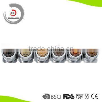 Stainless Steel Magnetic Spice Jar Magnetic Spice Rack Magnetic Spice Container HC-FG1 Supplier's Choice photo-2