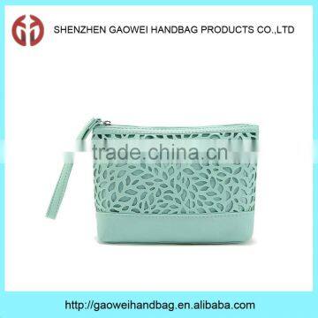 Factory wholesale fashionable make up cosmetics bag promotional gift set GW829