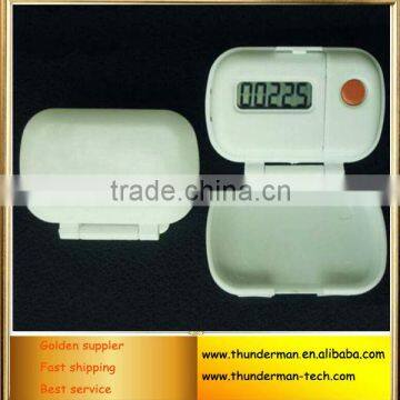 Portable Digital Single Function Flip Pedometer