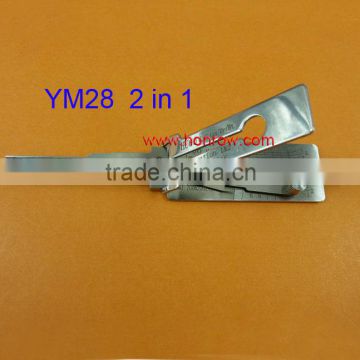 Original Lishi YM28 Car decoder and lockpick genuine combination tool with best quality