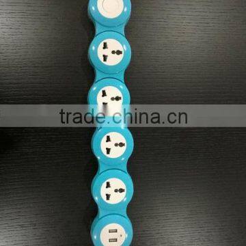 US 360degree Electric Flexible Bending Extension Socket,power Strip photo-2