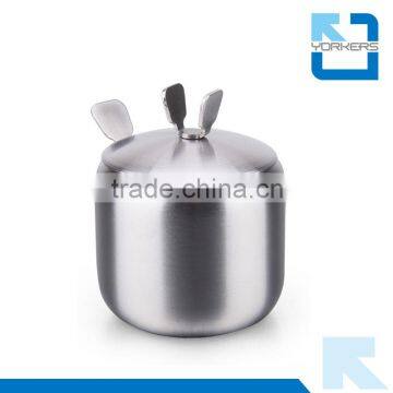 3 Pieces of 201 Stainless Steel Rotatable Spice Jar Set With Spoon photo-4