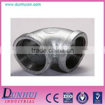 Plain galvanized cast iron pipe fittings