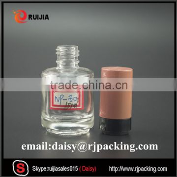 2016 new design wholesale 15ml unique empty bottle nail polish