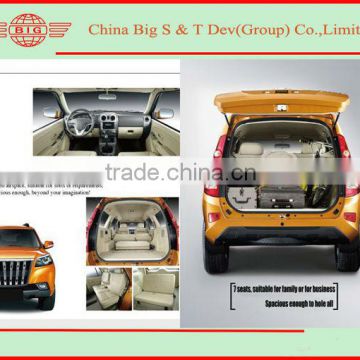 Family and commercial double use Mitsubishi gasoline engine 4x2 and 4x4 SUV car