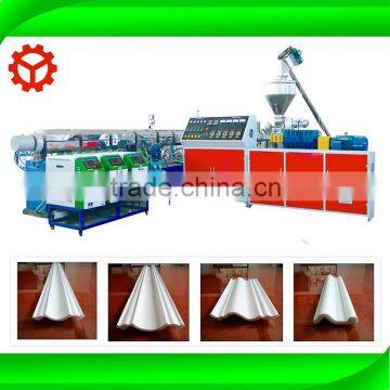 CO2 tech plastic foaming moulding and cornice machine for angel where wall meet ceiling