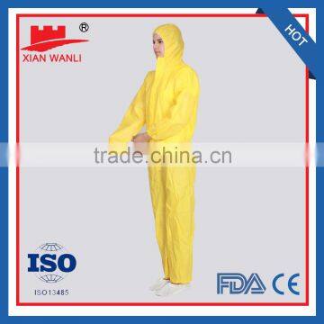 disposable yellow fr coverall