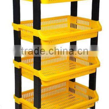 4 TIERS PLASTIC MULTI PURPOSE RACK 5514-4