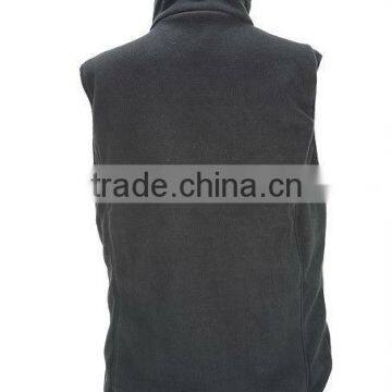 Heated sports polar fleece waistcoat