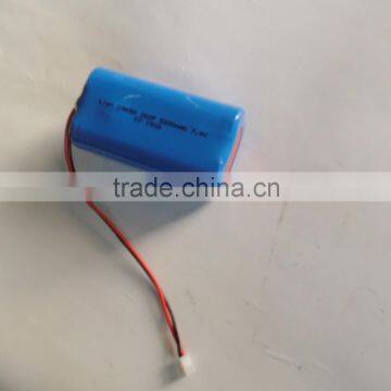 li-ion 7.4V 18650 battery pack 4400mah battery for psp-s110 LED lighting from China big factory of battery