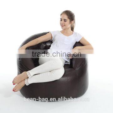 Round Pure Color Comfortable Bean Bag Sofa Chair