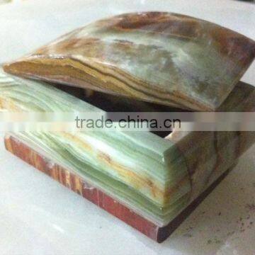 Multi Green Onyx Jewelry BoX in Wholesale