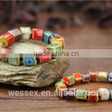 Promotion Colorful Ceramic bead bracelet