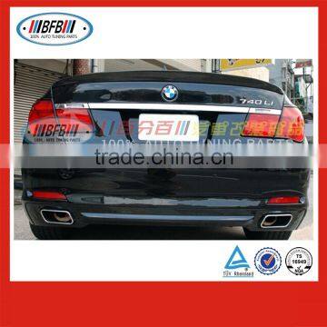 auto accessory carbon fiber boot lip spoiler FOR BMW F01 AC style 7 series 2009-2012