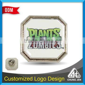 Cheap price new style printed zamac pin for Games