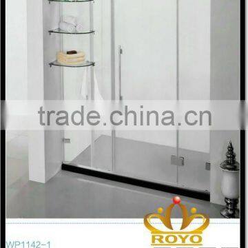 Shower screen hinged door with shelf WP1142-1