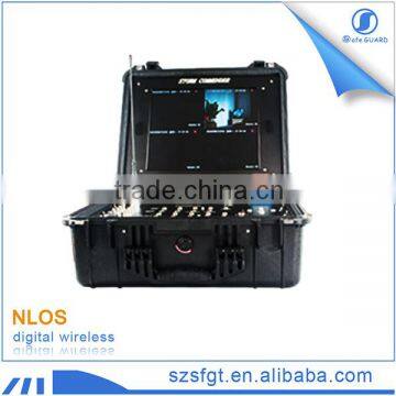H.264 Portable COFDM Wireless 4 Channel Receiver Ground Control station