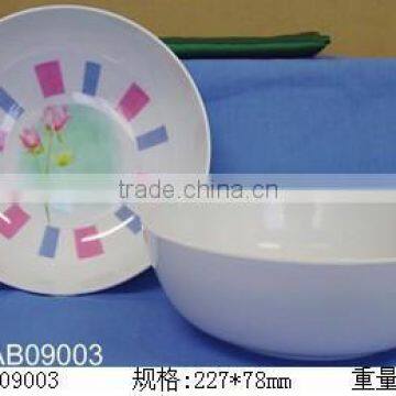 Melamine nice design round fancy soup bowl