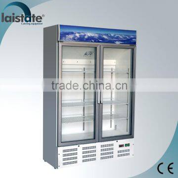 Glass Door Upright Static Drinking Refrigerator