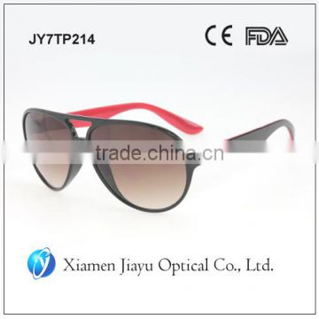 Designer fashion sunglasses fitted with polarized (or pc/tac lens) custom logo