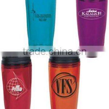 plastic travel mug