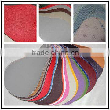 Embossed PVC Leather Car Seat Cover and Furniture Usage With Kinds of Color