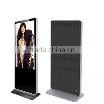 46inch floor stand shopping mall advertising touch screen kiosk