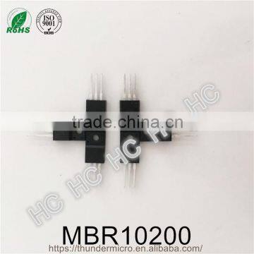 Original MBR10200 Schottky barrier rectifier diode 10A 200V TO-220