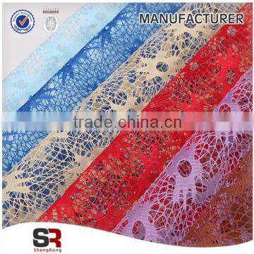 2016 hot sale stiff big spider mesh for floral pack