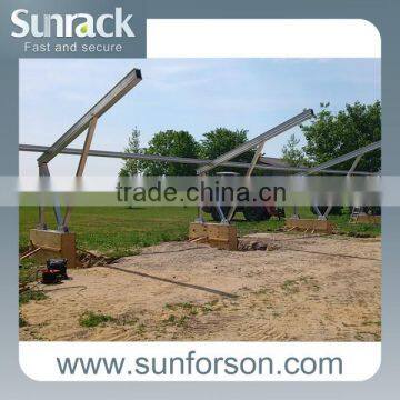 concise desigen carport pv solar mounting structure