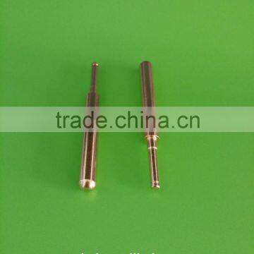 non-standard and high quallity brass contact pin made in china