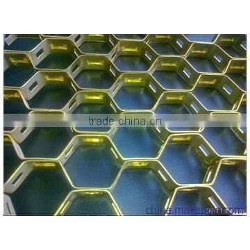 wear-resisting material lining tortoiseshell net, Thermostable Hexsteel, Hexsteel grid