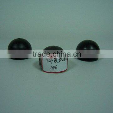 24mm ball shape black shiny silver shiny gold Plastic cap