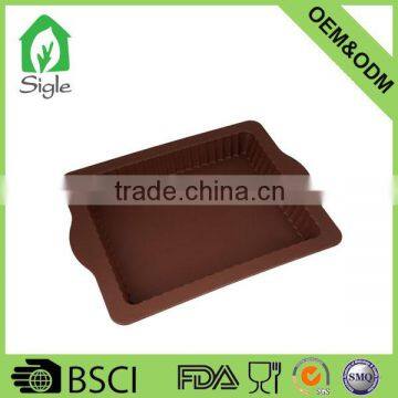 Silicone Square Cake Pan With With Steel Inside Silicone Cake Mold Mould