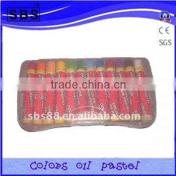 12 color oil pastel of cheap stationery school sets for kids