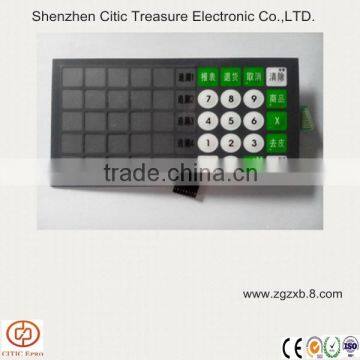 Electronic scale membrane keyboard/ PVC membrane panel