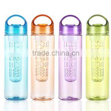 2016 hot seller tritan joyshaker fruit infuser water bottle/plastic juice bottle